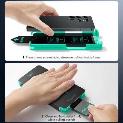 8. ESR Tempered Glass Privacy Glass on Samsung Galaxy S25 Ultra