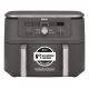 26. Ninja DZ400EU Deep Fryer Double 9.5L Autonomous 2470W Hot Air Fryer Gray