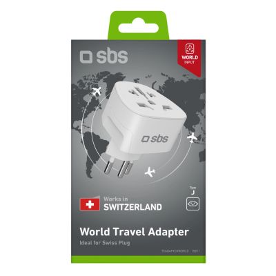 2. SBS CH Travel Adapter - Universal - White