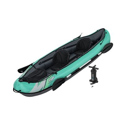 16. Bestway 65052 / 24 Sport Kayak 2 Seater Black, Green, Gray, Mint Acrylonitrile Butadiene Styrene (ABS), Nylon, Polyester, Polypropylene (PP), Polyvinyl Chloride (PVC) Inflatable Kayak