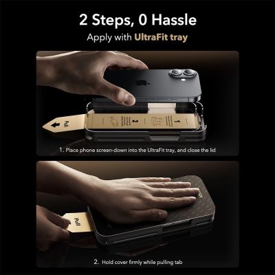 5. ESR UltraFit Armorite Pro Tempered Glass for iPhone 16 Pro / 17 - Transparent