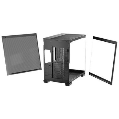 8. Antec C8 Wood Full Tower Computer Case Black, Wood