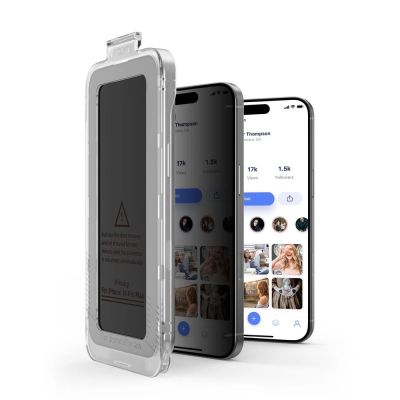 4. Tech-Protect Quick Set Spy+ Privacy Glass 2-pack for iPhone 16 Pro