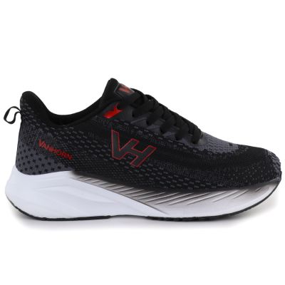 2. Vanhorn YW27308BK2 men's lightweight black sports shoes