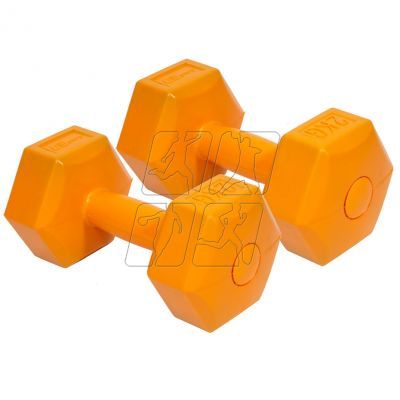 Composite dumbbell set EB FIT 2x2kg orange 1027029