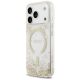 2. Guess Resin Bottom Glitter MagSafe Case for iPhone 17 Pro - Gold