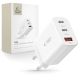 Tech-Protect NC30W charger 2x USB-C PD 30W / USB-A QC 3.0 - white