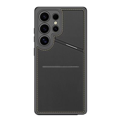 9. Dux Ducis Rafi II Case for Samsung Galaxy S25 Ultra with Stand and Wallet - Black