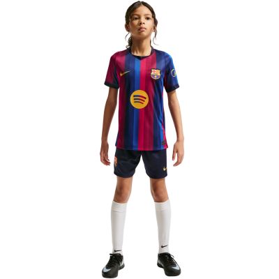 10. Nike FC Barcelona 2026/27 Stadium Home Kids' Jersey Burgundy Blue II1624 683
