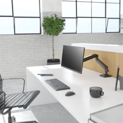 3. Ergotron LX Pro Series 45-682-292 Monitor Mount/Stand for 86.4 cm (34") Monitors, Desk, Black