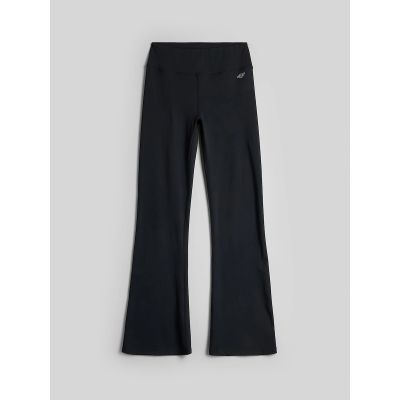 6. Women's knit leggings with flared legs 4F 4FRAW26TTIGF361-20S