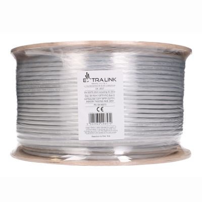 7. Extralink CAT7 SFTP (S/FTP) INDOOR TWISTED PAIR 305M network cable