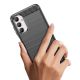 6. Flexible carbon pattern case for Samsung Galaxy M14 Carbon Case - black