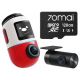 70mai X800 Omni 4K/GPS/WiFi Dual Red Dash Cam + 70mai 128GB SD Card