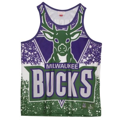 Mitchell & Ness NBA Milwaukee Bucks Men's Sleeveless Tank Top