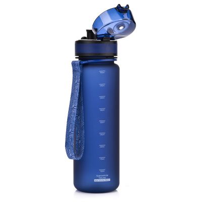 35. Meteor 650 ml navy blue sports bottle