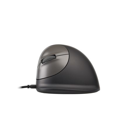 27. Ergonomic R-Go HE Left-Handed USB Mouse Black/Silver