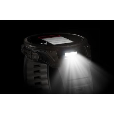 4. Garmin fenix 8 3.56 cm (1.4") AMOLED 47 mm Digital 454 x 454 px Touchscreen Black Wi-Fi GPS