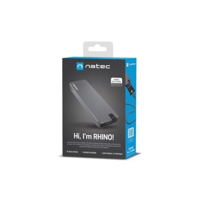 8. NATEC SSD CASE RHINO M.2 NVME ALUMINUM NKZ-1953