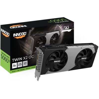 3. INNO3D RTX 5060 Ti Twin X2 OC 8GB Graphics Card