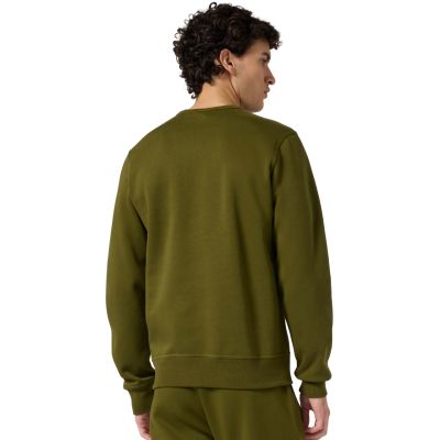 9. Champion Men's Crewneck Sweatshirt Olive 220272 GS585