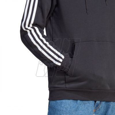 5. adidas Essentials Fleece 3-Stripes Hoodie M IB4028