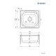 2. Deante Doppio 1-bowl sink without drainer ZEN_0103