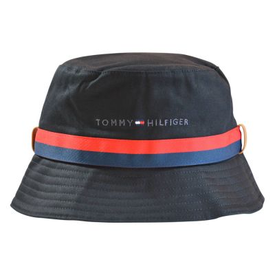 Tommy Hilfiger Established Tape Bucket Hat Black - AM0AM08271-0GJ
