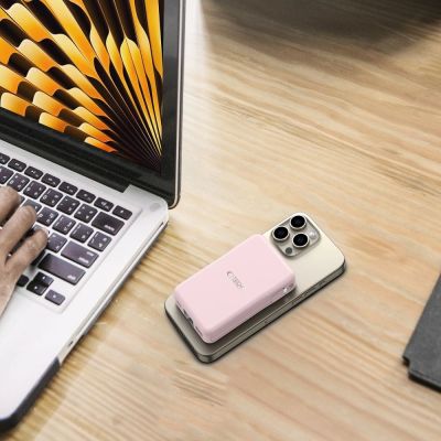 9. Powerbank Tech-Protect PB31 LifeMag MagSafe 10000 mAh - pink