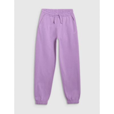 6. Girls' jogger sweatpants 4F 4FJRAW25TTROF1616-51S