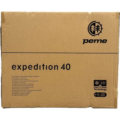 7. Peme Expedition 39 L Travel Refrigerator Electric Brown