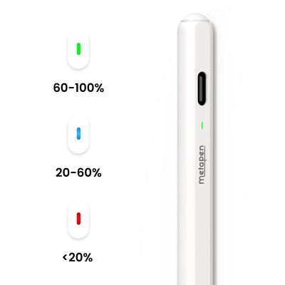 6. Metapen Pencil Air8 Pro for iPad - White