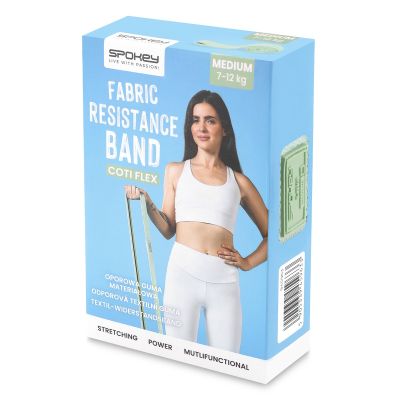 6. Spokey COTI FLEX MEDIUM fabric resistance rubber