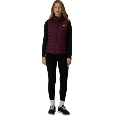 7. Women's 4F F372 Burgundy Vest 4FWAW26TVJAF372 60S