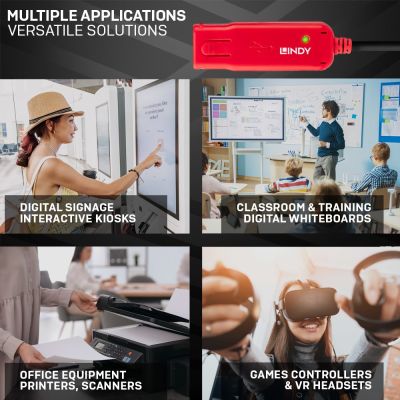 5. Lindy 42782 USB Cable USB 2.0 12m USB A Black