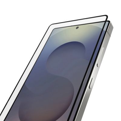 4. Puro Frame Tempered Glass with Black Frame for Samsung Galaxy S25 Ultra