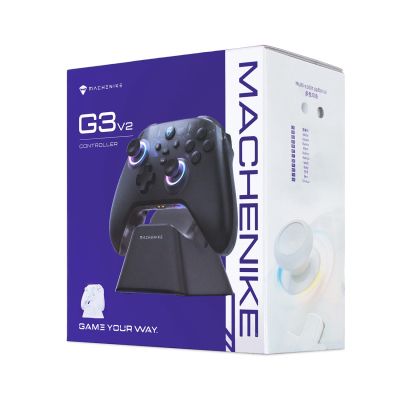 5. Machenike G3 V2 Wireless Game Controller with Charging Station - White