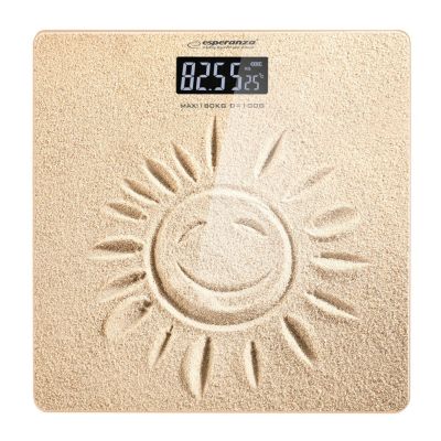 7. Esperanza Sunshine EBS006 Bathroom Scale (Sand Color)