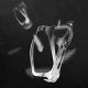 6. Rockbros RKL02 Aluminum Bottle Cage - Black and Silver