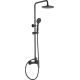 3-function rain shower with mixing tap