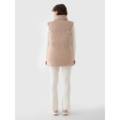 4. Women's down vest with synthetic filling 4F 4FWAW24TVJAF135-83S