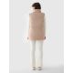 4. Women's down vest with synthetic filling 4F 4FWAW24TVJAF135-83S