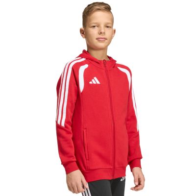 4. adidas Tiro 26 League Sweat Full Zip Hoodie for Kids Red KF9101