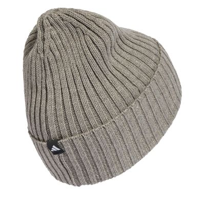 2. adidas 3 Stripes Beanie Hat Grey KG7764
