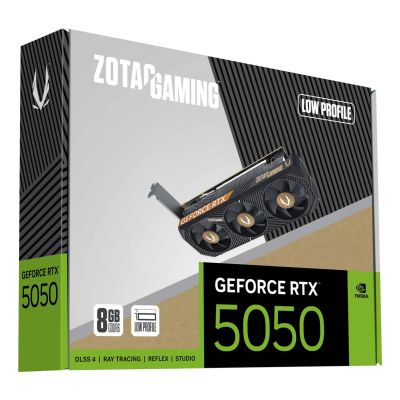 14. Zotac GAMING GeForce RTX 5050 Low Profile NVIDIA 8 GB GDDR6