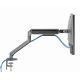 16. GEMBIRD DESK ADJUSTABLE ARM/MONITOR HOLDER 17-32, VESA 100X100MM, UP TO 9 KG, GRAY