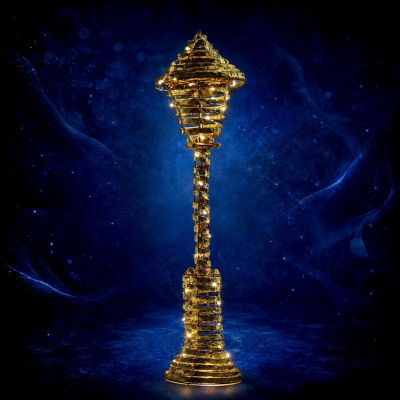 3. LANTERN DECORATIVE LANTERN 40LED 57CM GOLD