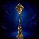 3. LANTERN DECORATIVE LANTERN 40LED 57CM GOLD