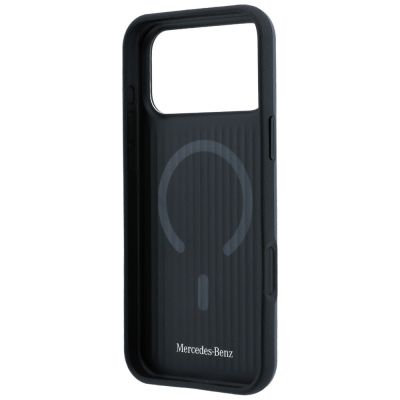 7. Mercedes Leather 3D MagSafe case for iPhone 18 Pro Max / 17 Pro Max - anthracite