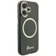 4. Guess IML Script Metal MagSafe Case for iPhone 17 - Black